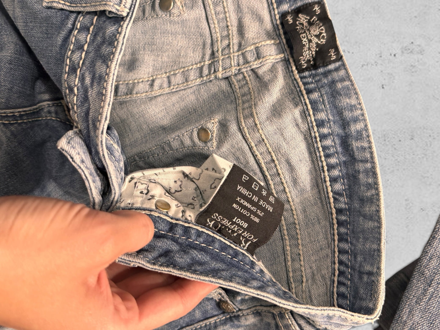 Lågmidjade jeans stl: S