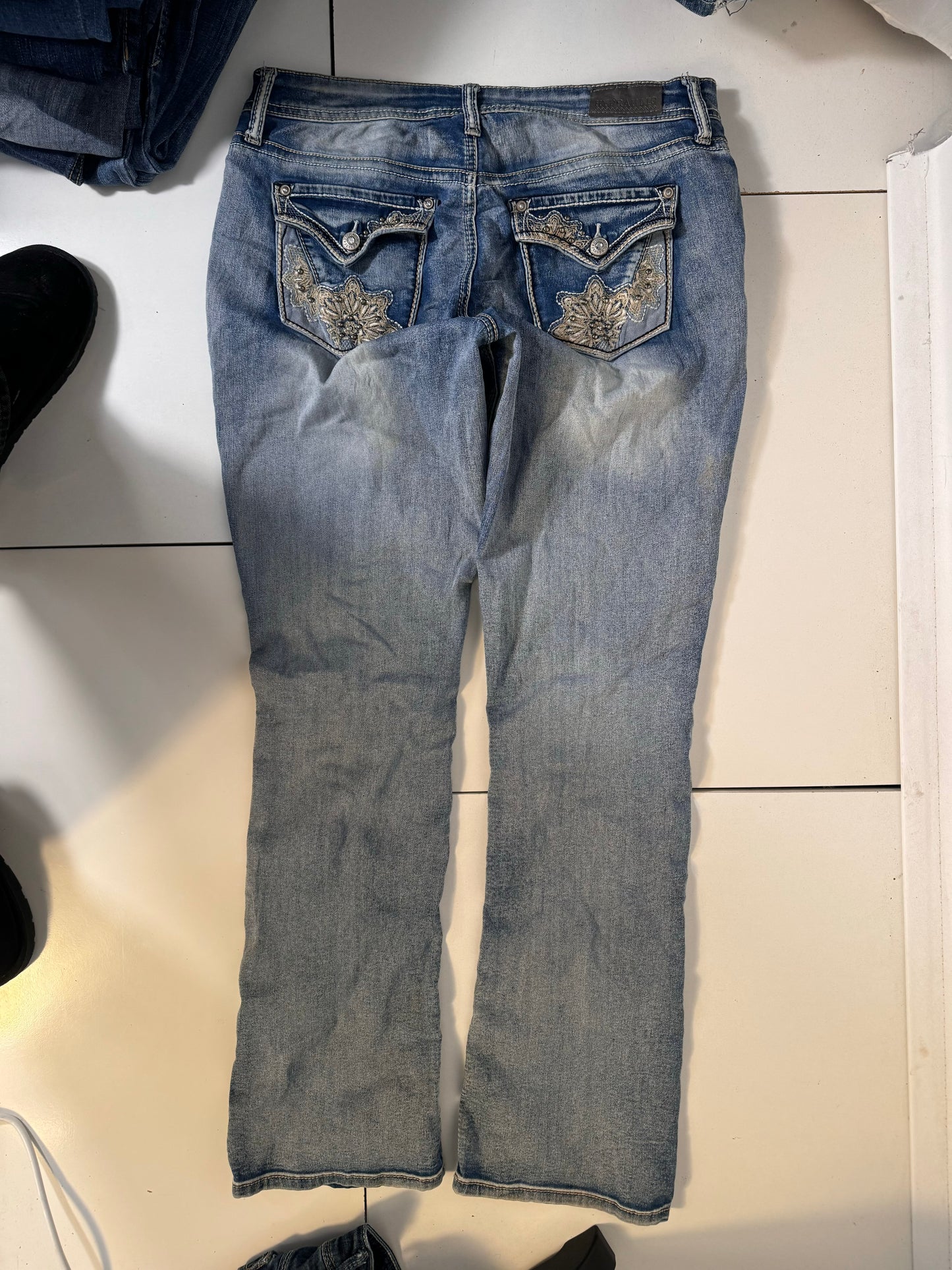 Lågmidjade jeans stl: M