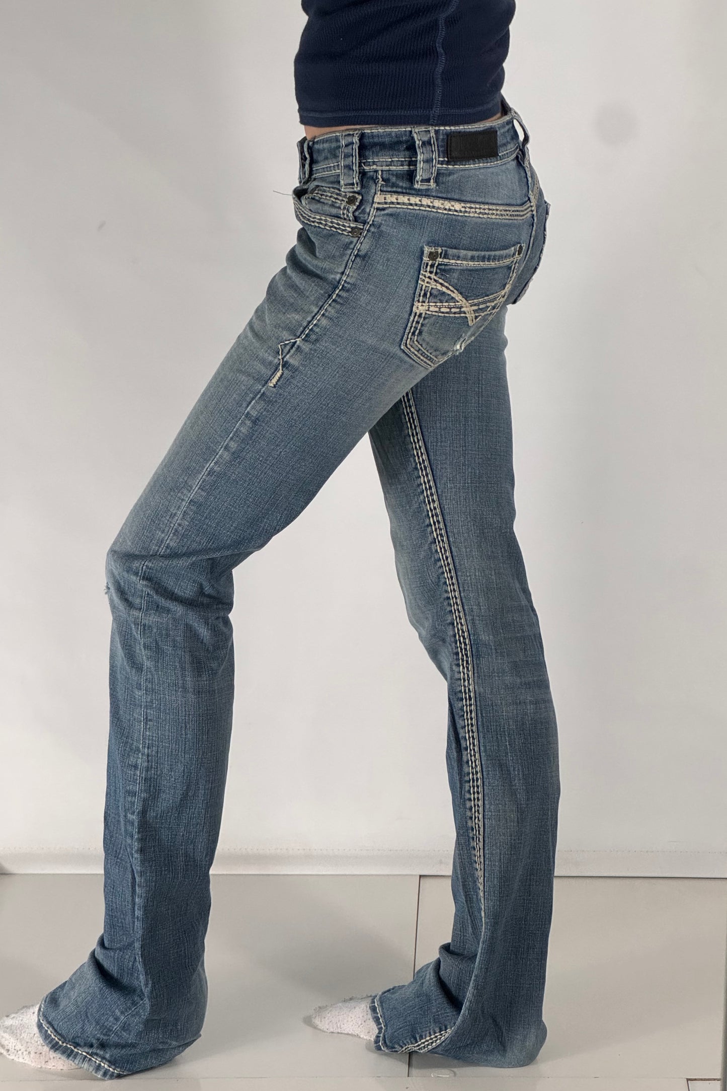 Lågmidjade jeans stl: XS