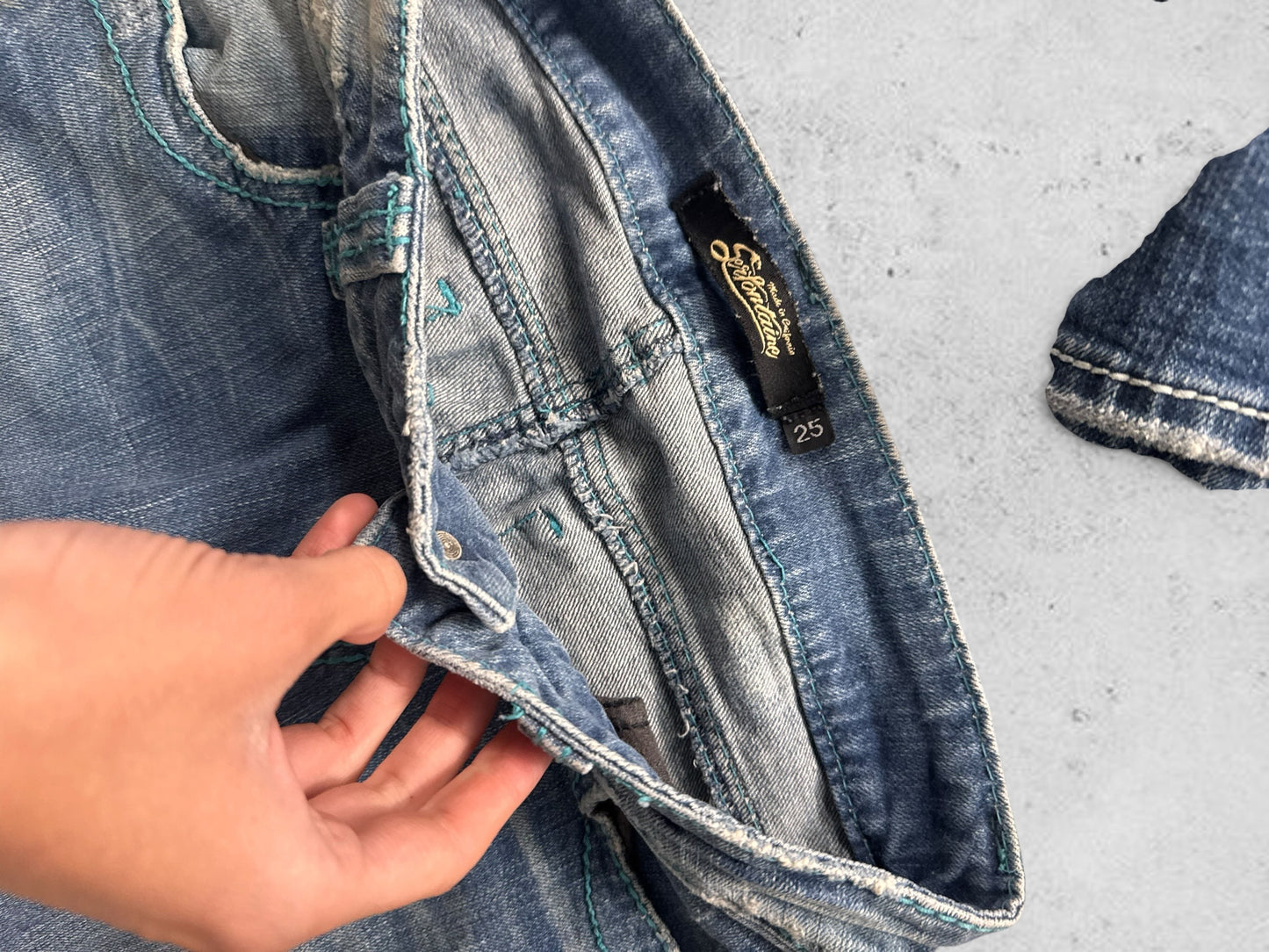 Lågmidjade jeans stl: XXS