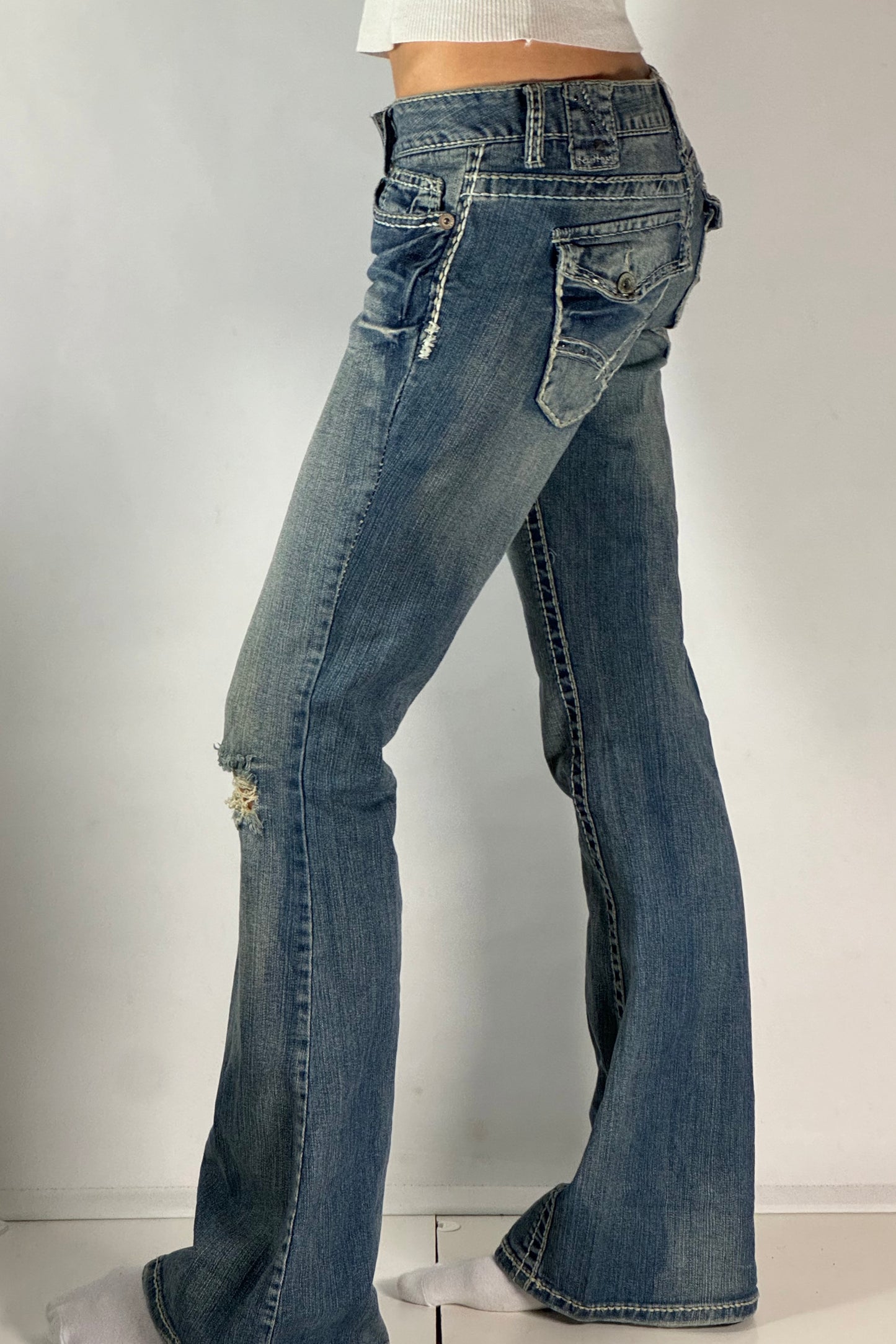 Lågmidjade jeans stl: XS/S
