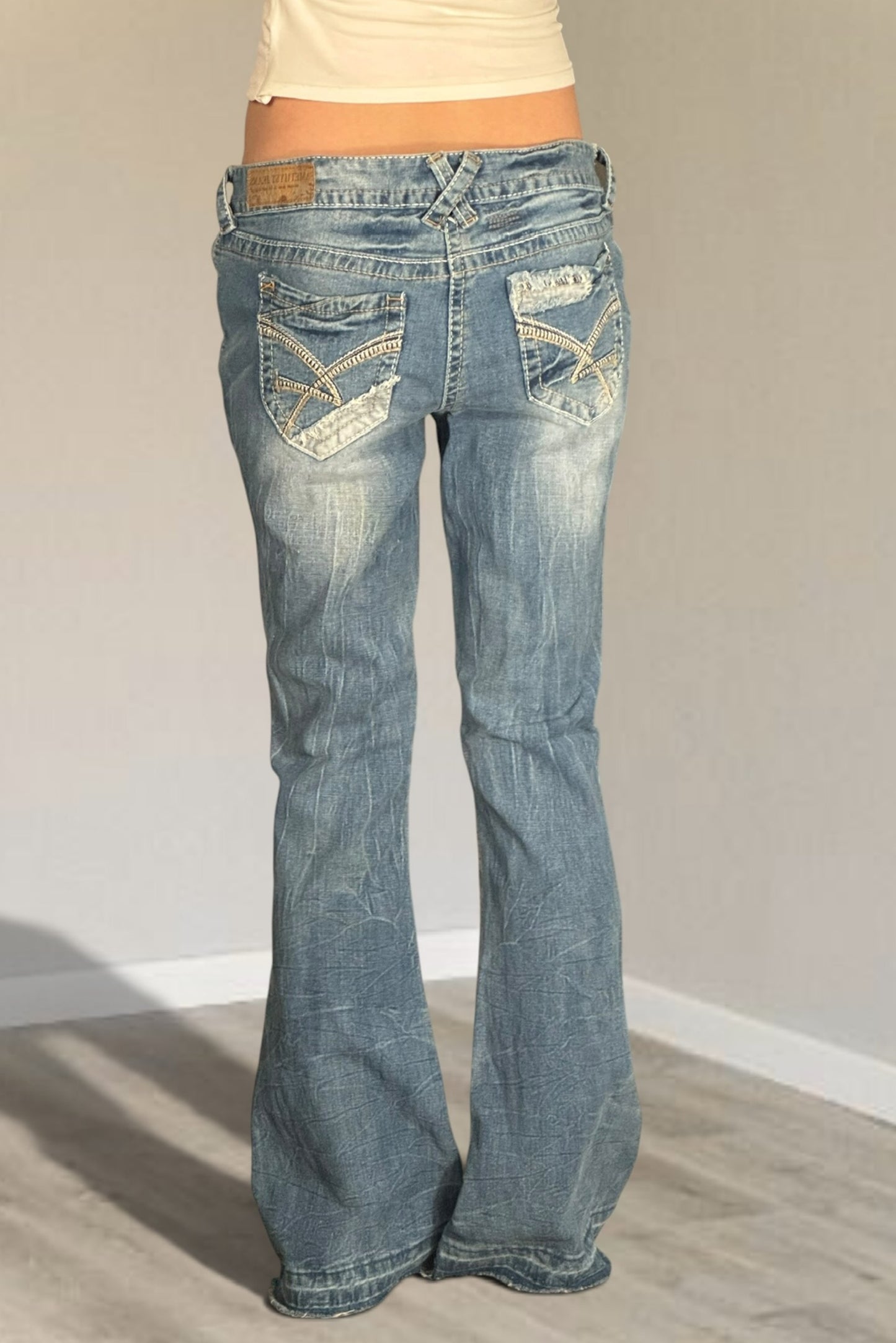 Lågmidjade jeans stl: S/M
