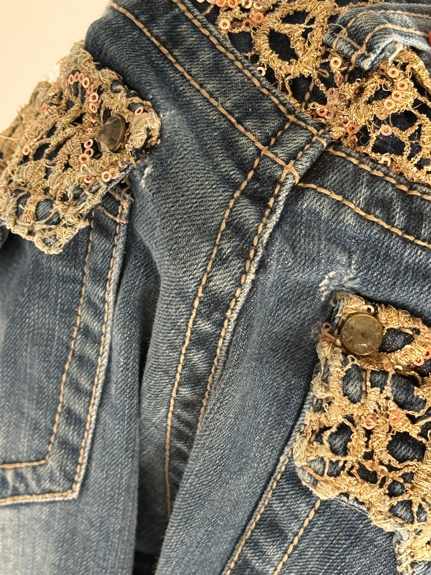 Lågmidjade jeans stl: XS/S