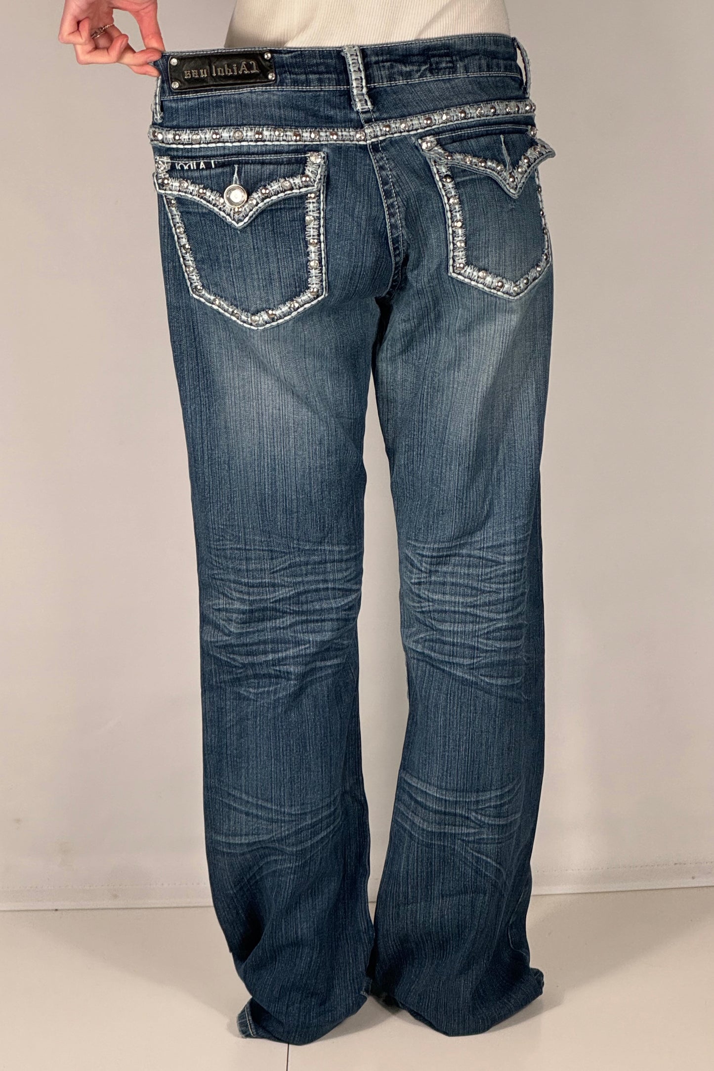 Lågmidjade jeans stl: L