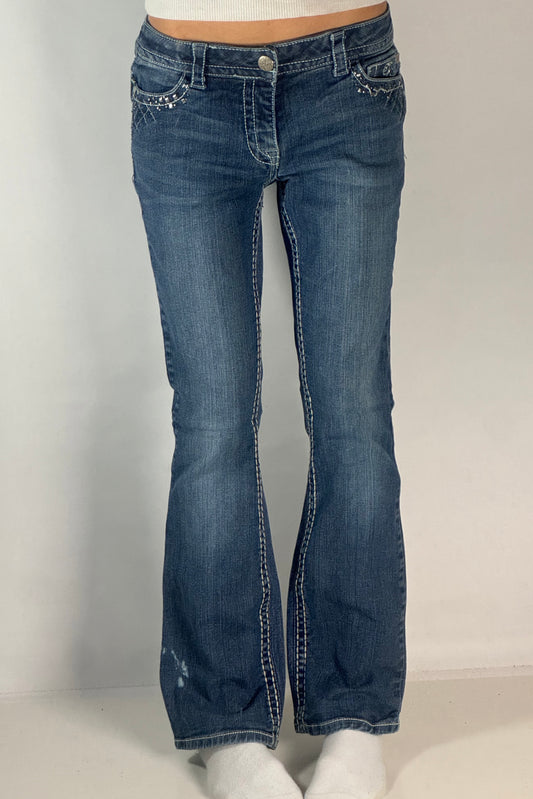Lågmidjade jeans stl: S