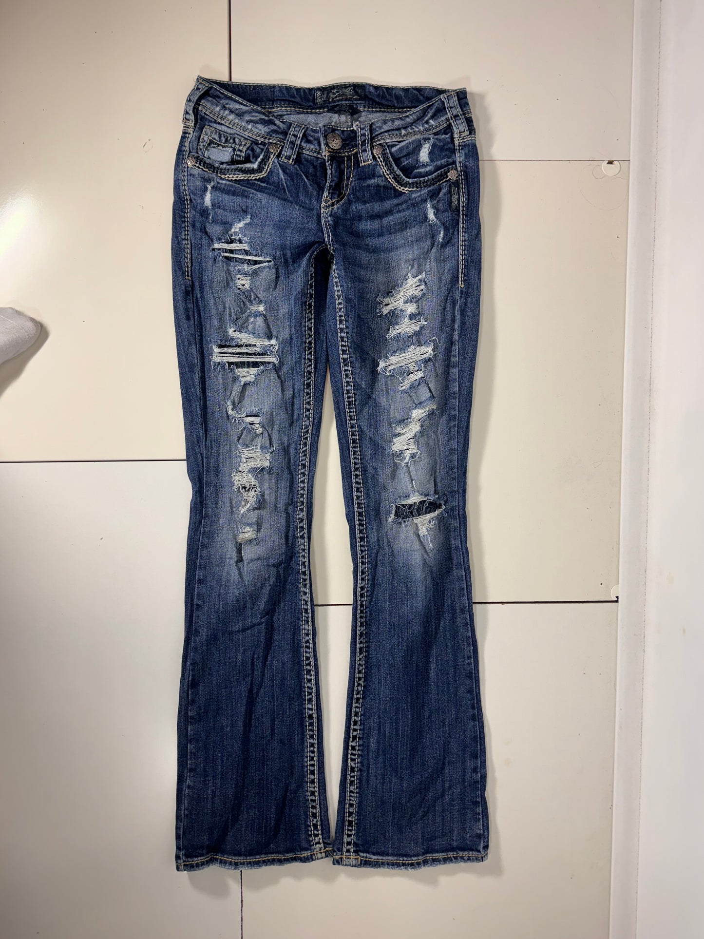 Lågmidjade jeans stl: XS