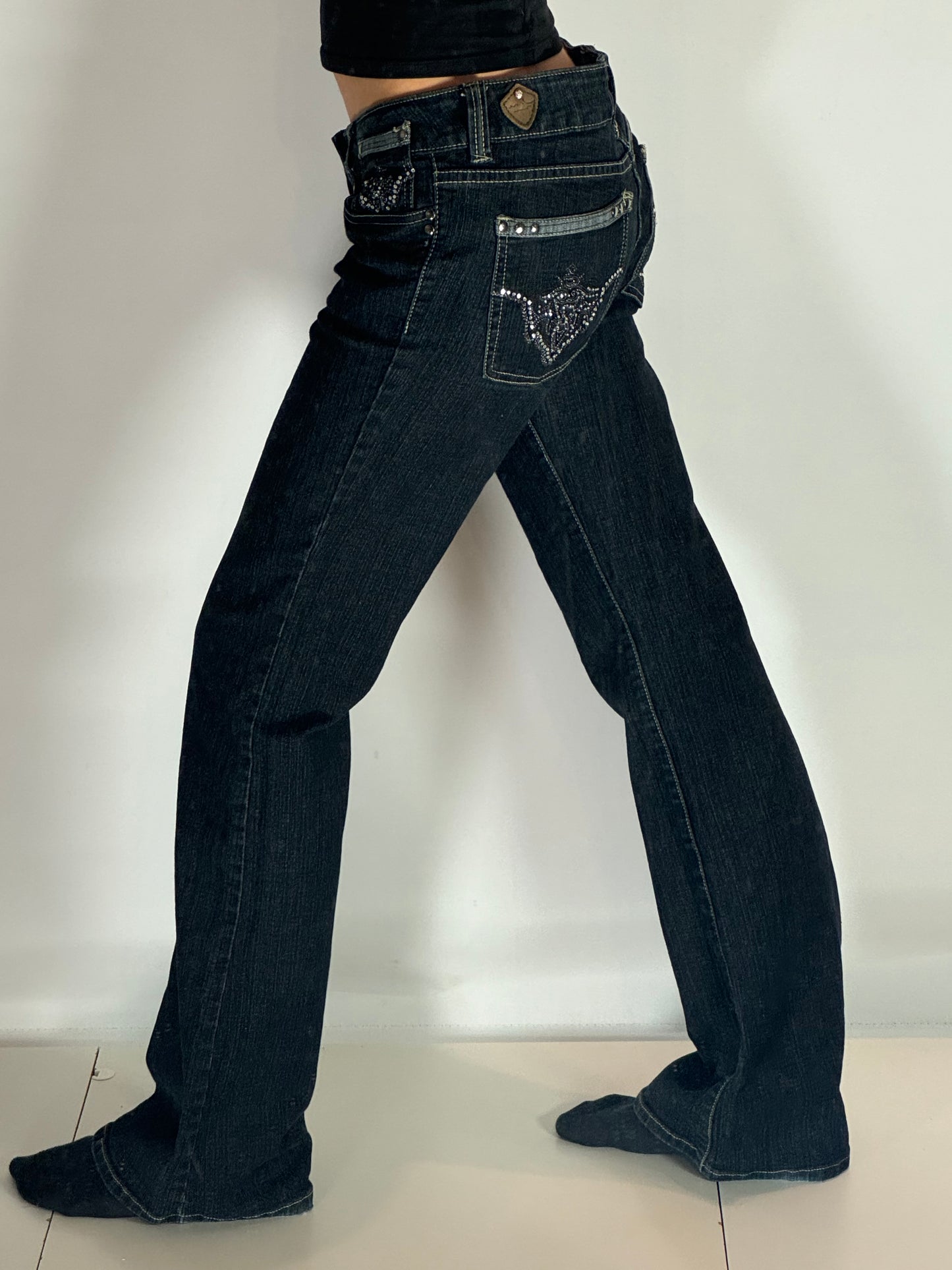 Lågmidjade jeans stl: M