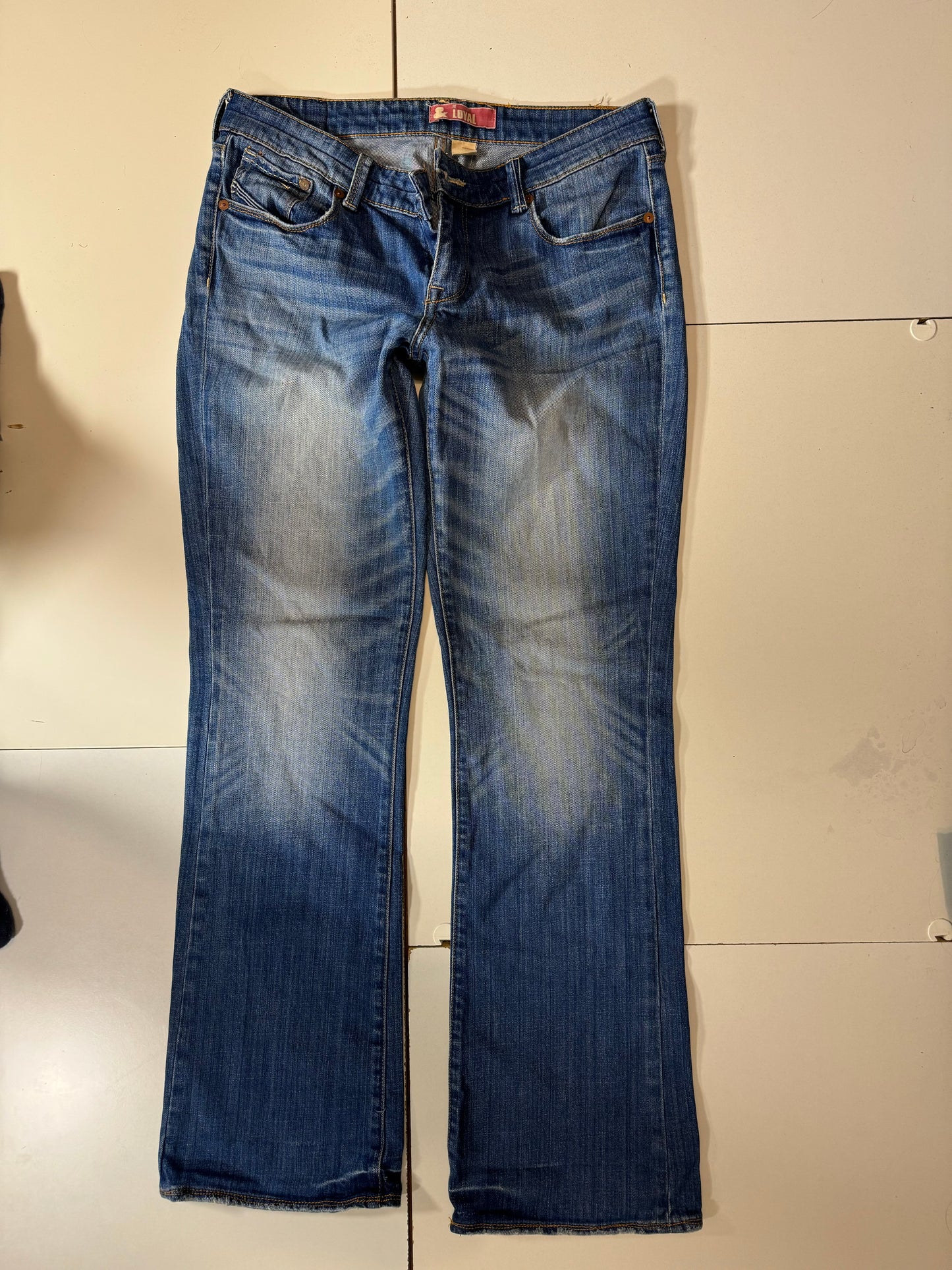 Lågmidjade jeans stl: M