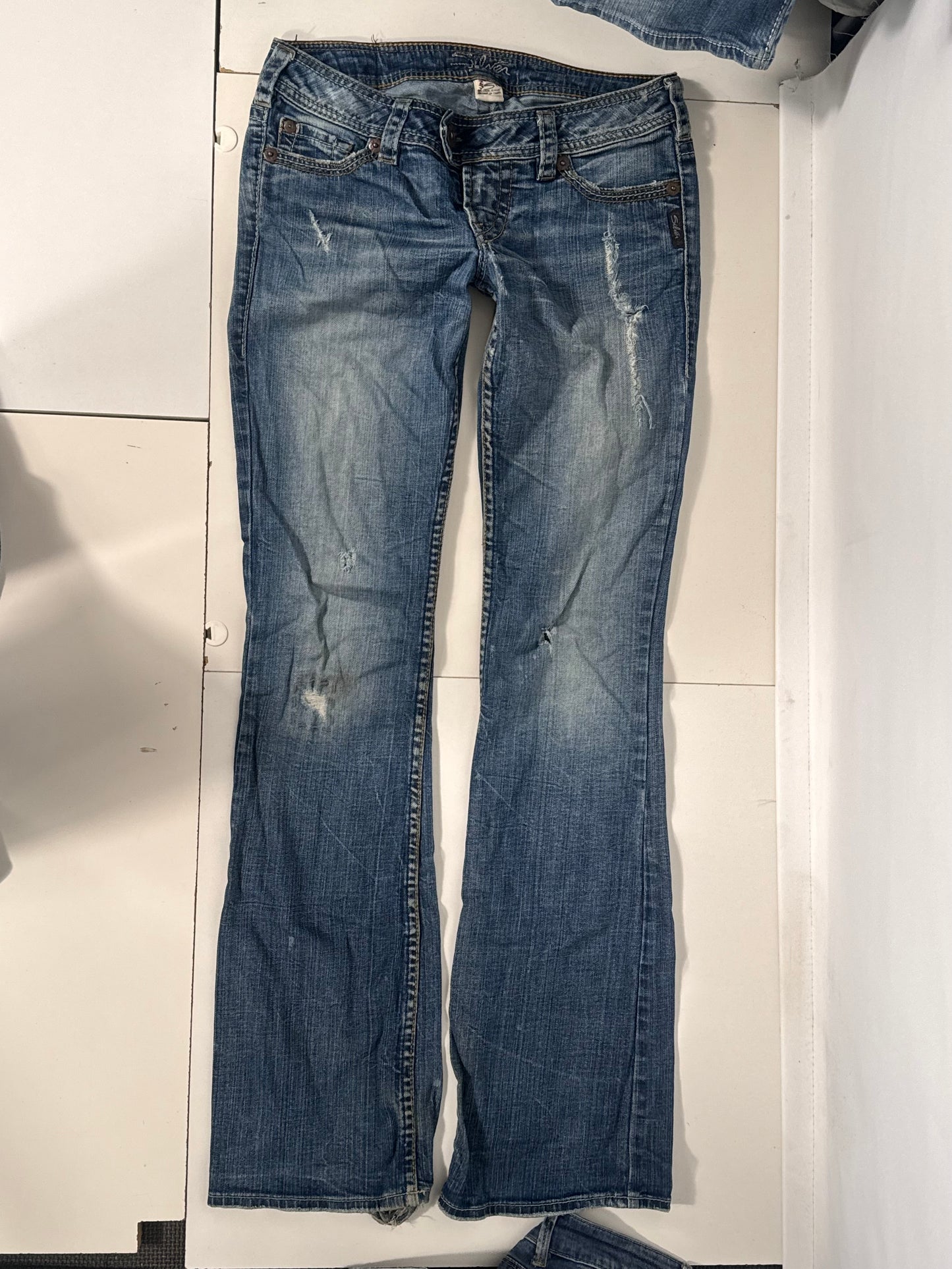 Lågmidjade jeans stl: S
