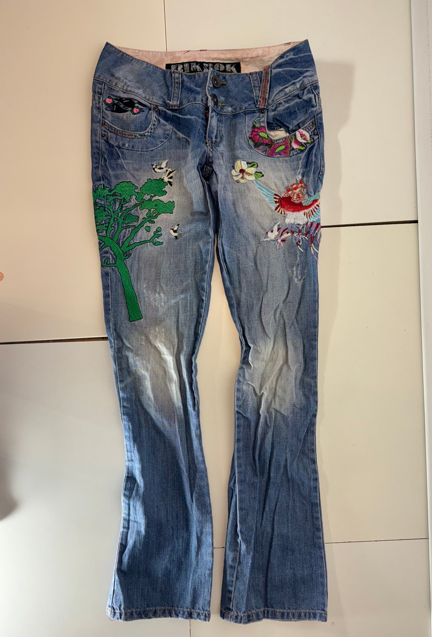 Lågmidjade jeans stl: M