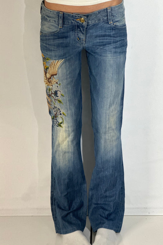 Lågmidjade jeans stl: S