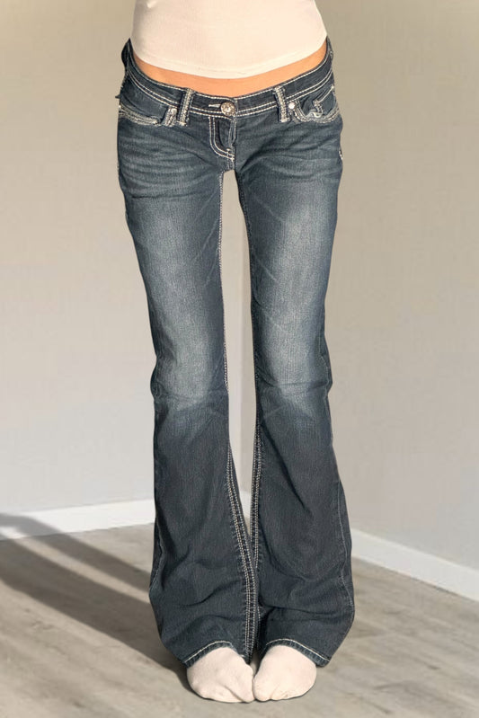 Lågmidjade jeans stl: S/M