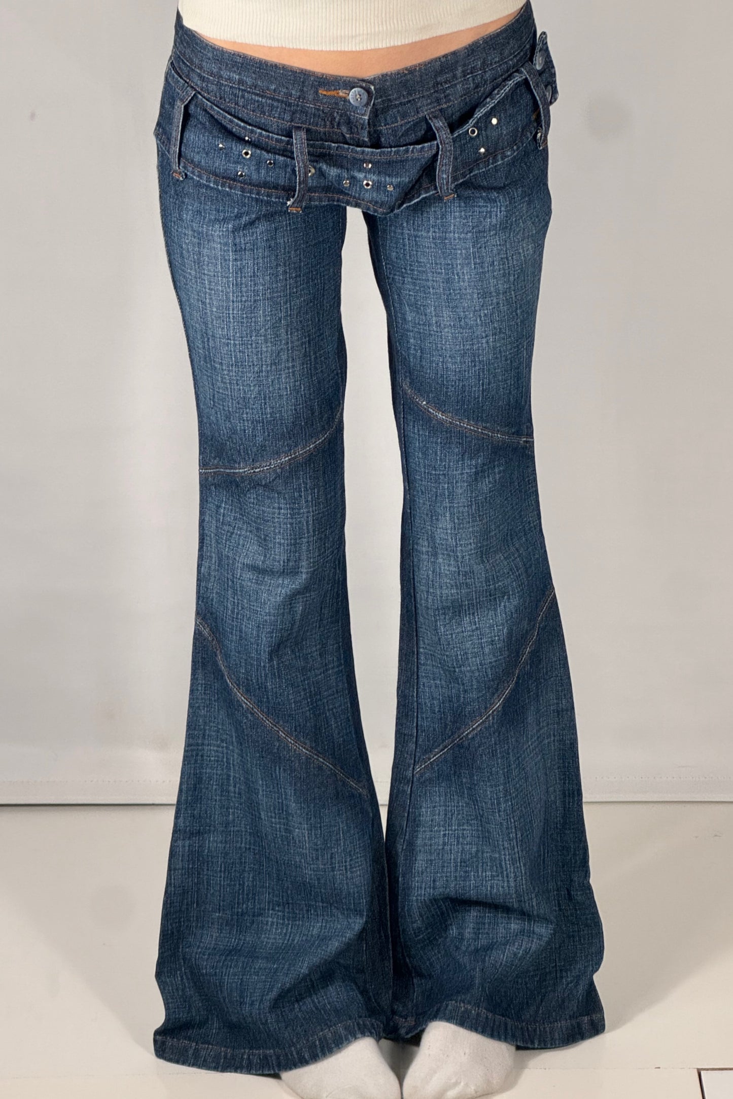 Lågmidjade jeans stl: S