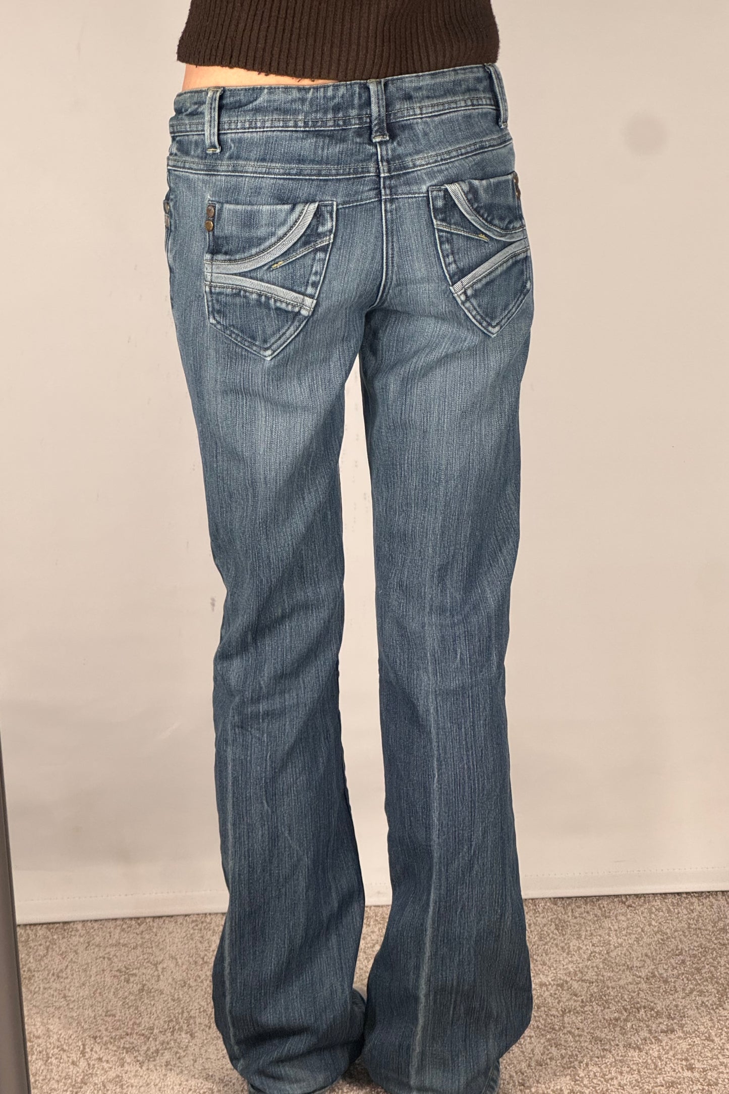 Lågmidjade jeans stl: XS/S