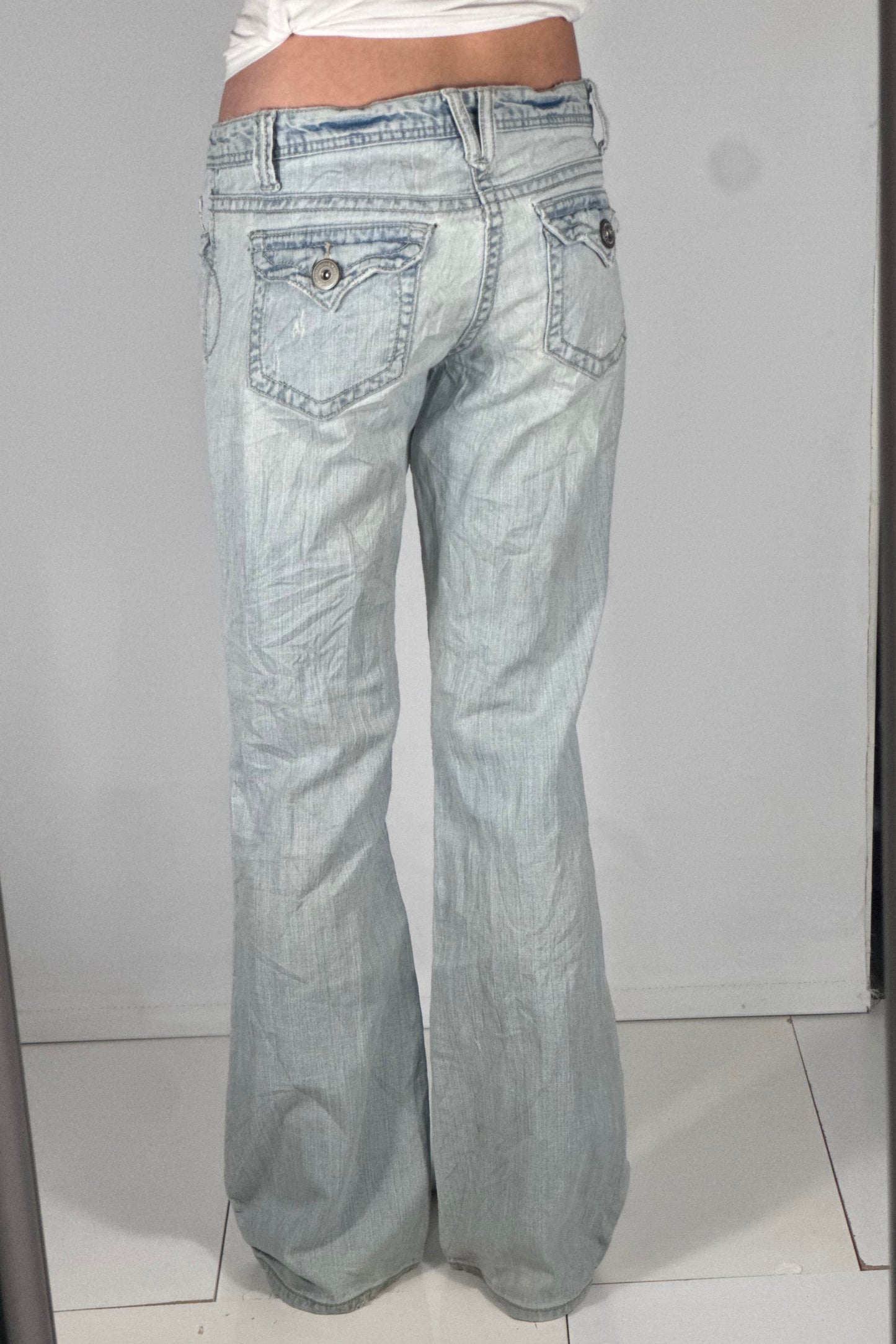 Lågmidjade jeans stl: S