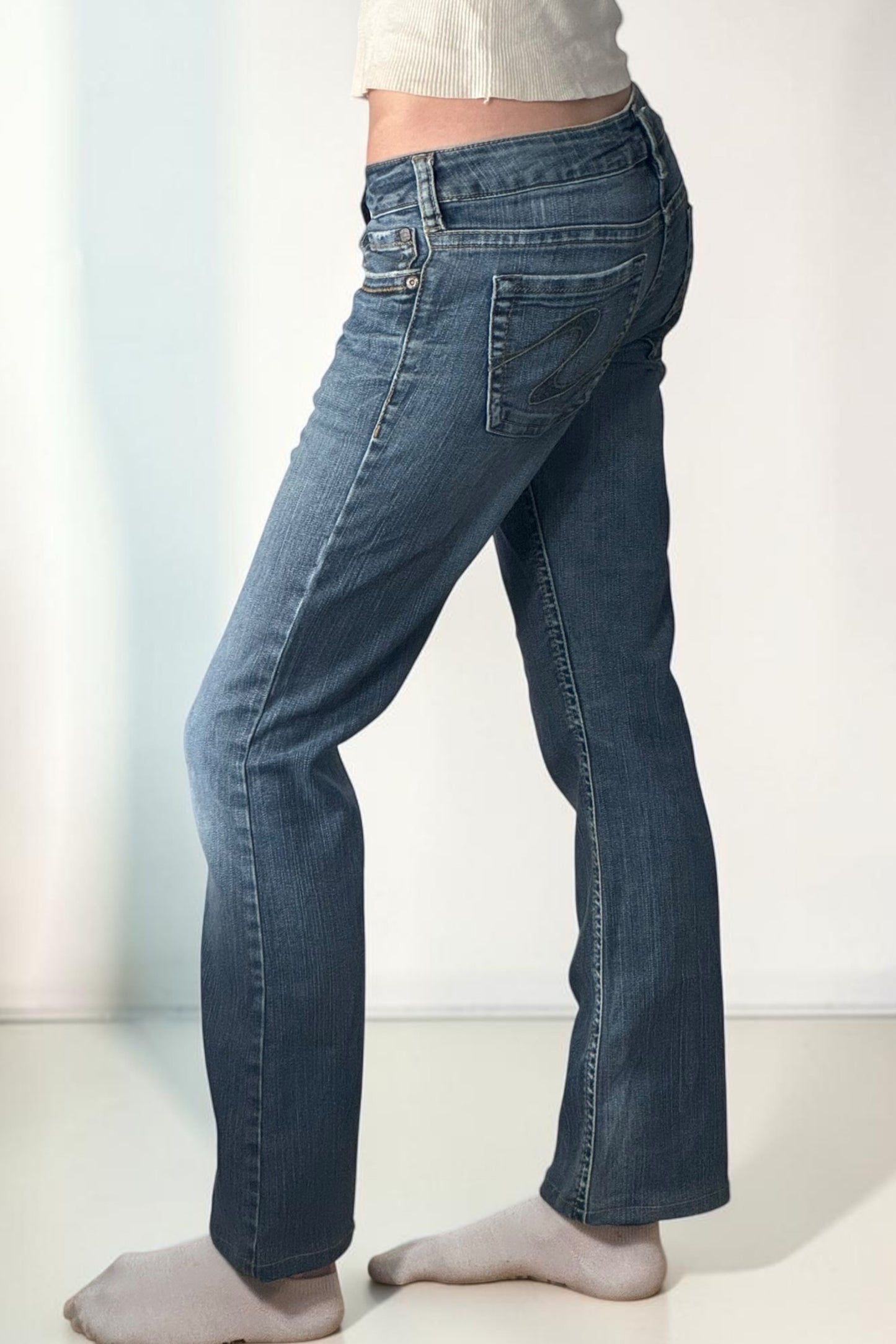 Lågmidjade jeans stl: S