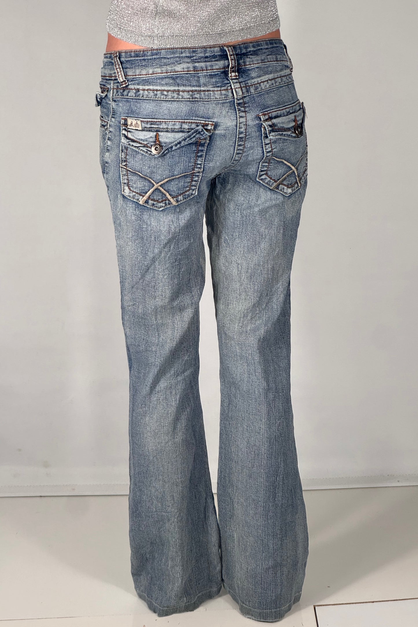 Lågmidjade jeans stl: S
