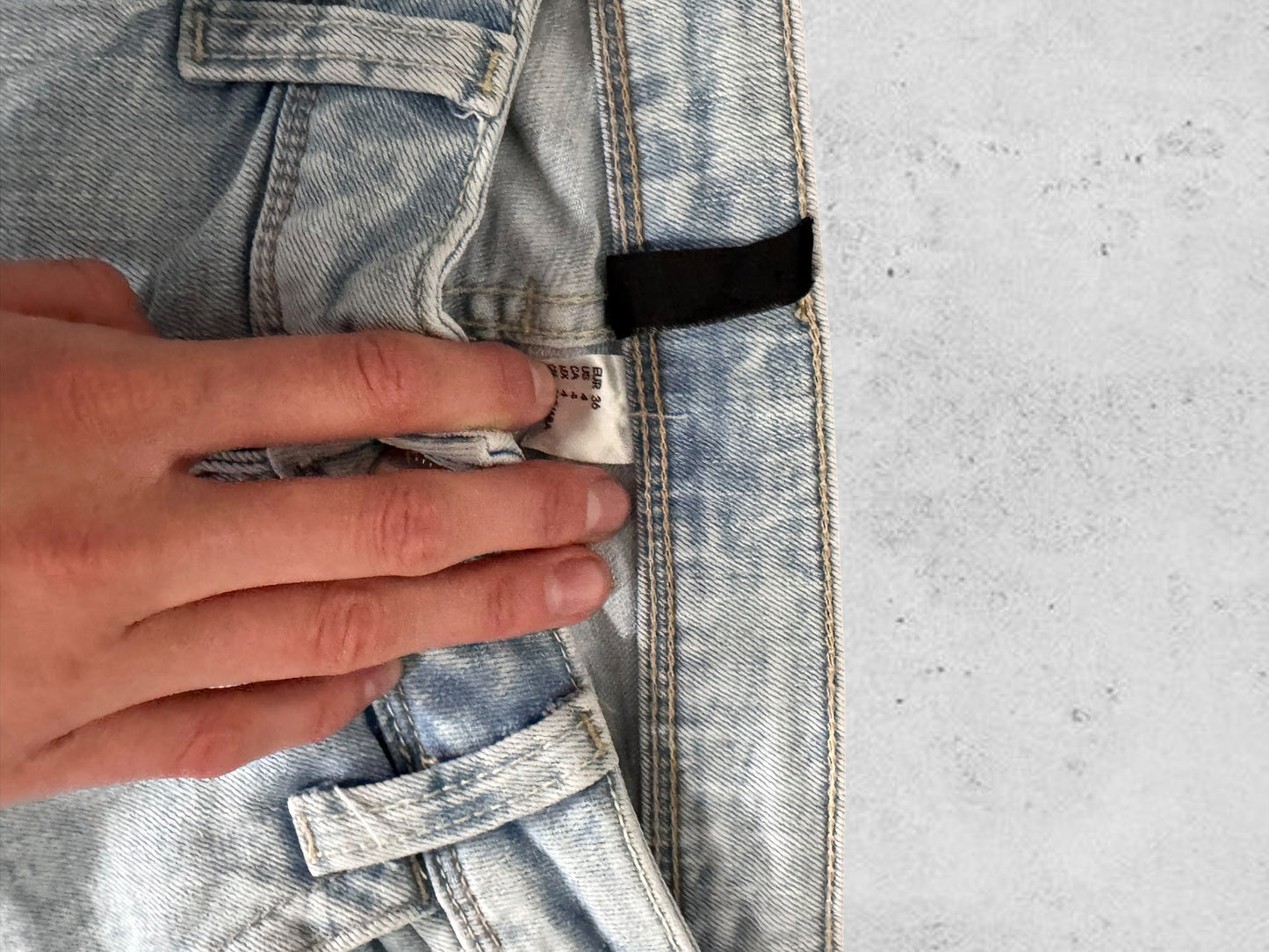 Lågmidjade jeans stl: S