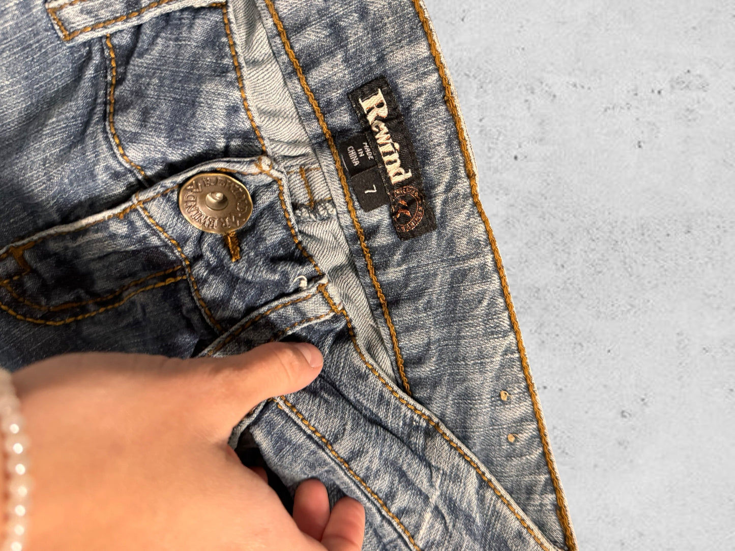 Lågmidjade jeans stl: S