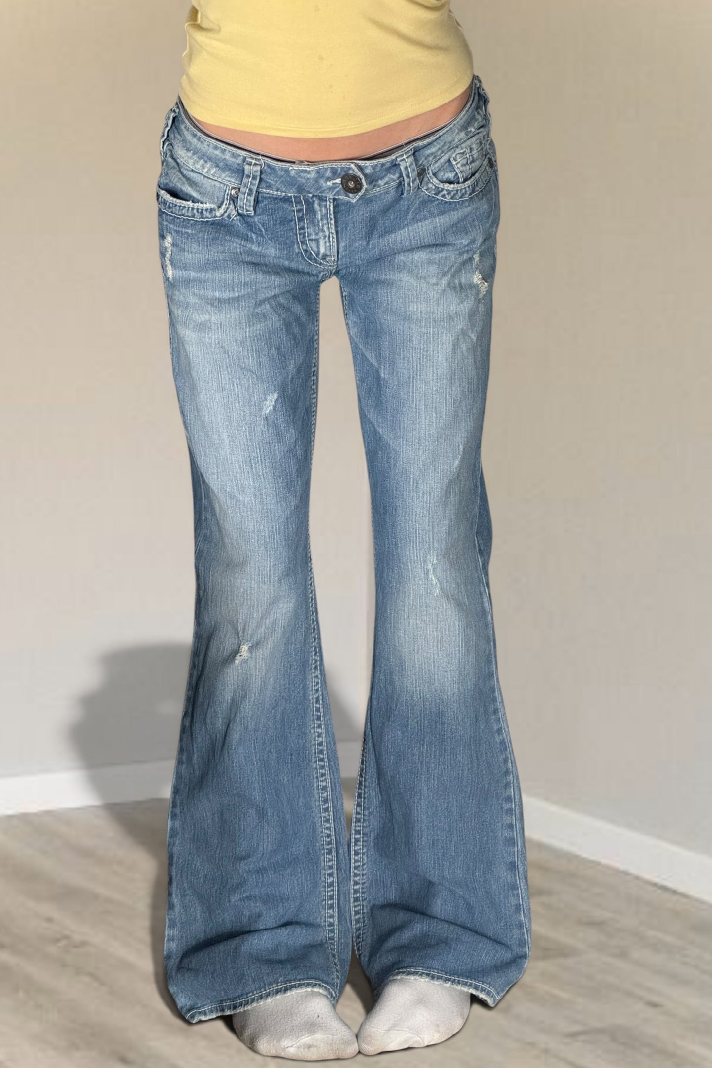Lågmidjade jeans stl: M