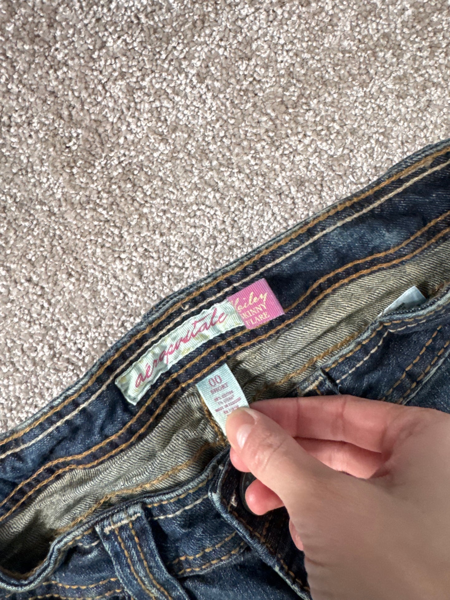 Lågmidjade jeans stl: XXS