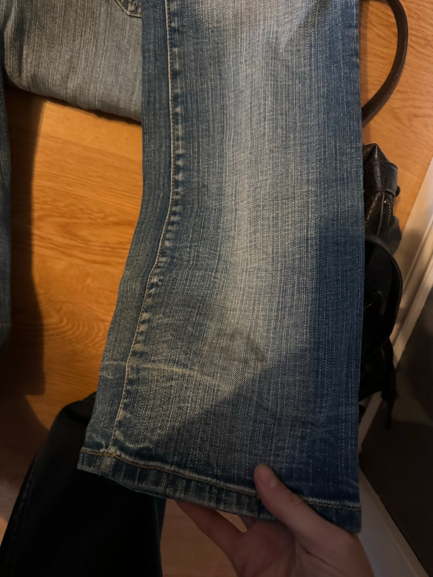 Lågmidjade jeans stl: S