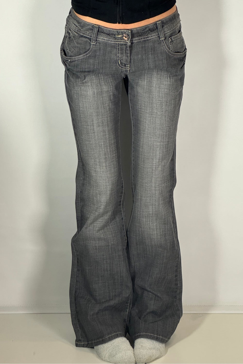 Lågmidjade jeans stl: M
