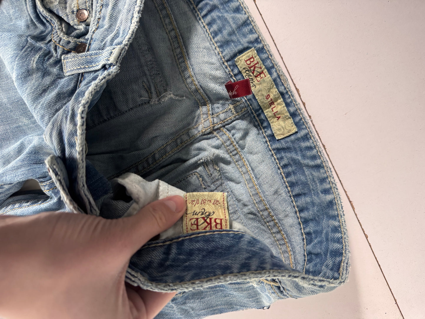 Lågmidjade jeans stl: S