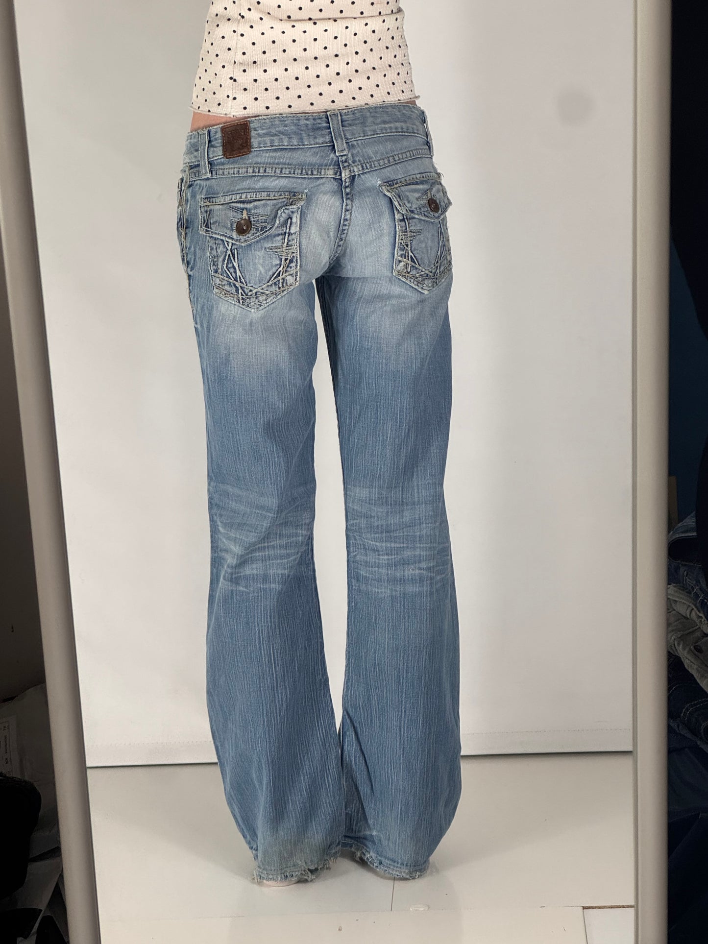 Lågmidjade jeans stl: S