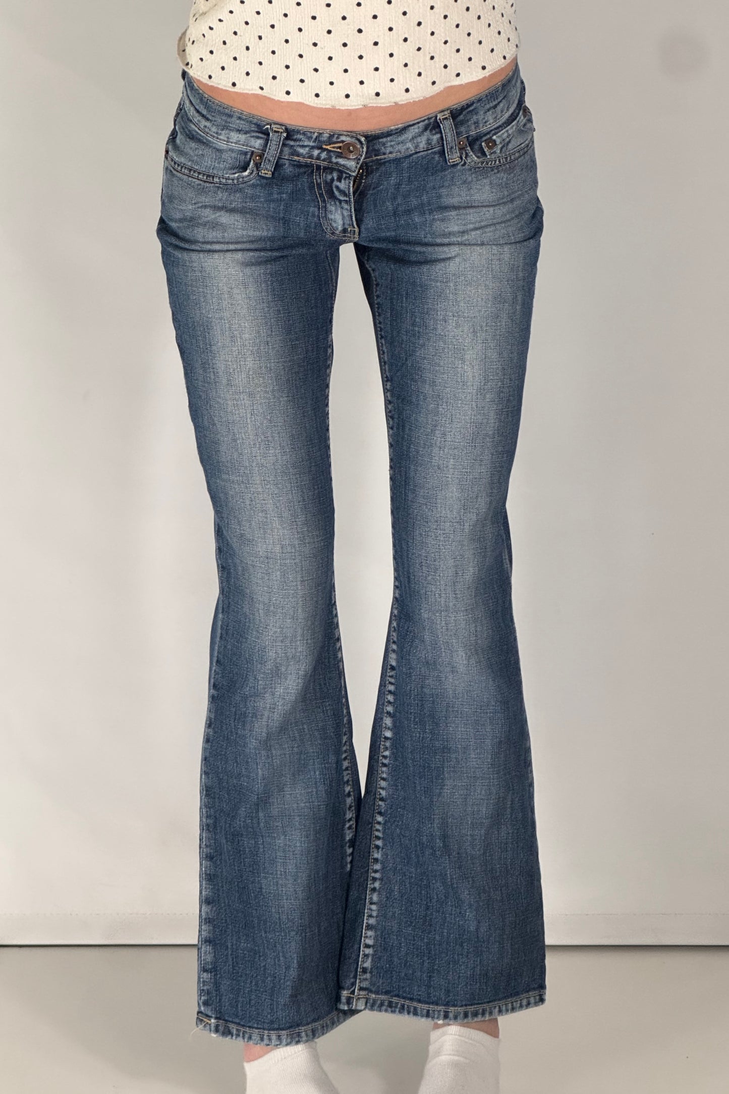 Lågmidjade jeans stl: XS